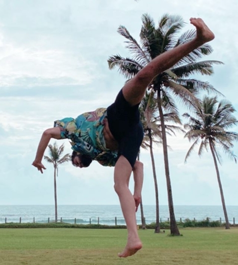 Siddhant Chaturvedi shares pic of him doing cartwheel
