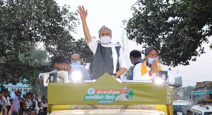 Bihar: Sushil Modi slammed for campaigning despite being Covid positive