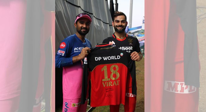 Tewatia gets autographed jersey from Kohli