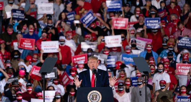 Trump calls COVID-19 as ‘artificial horrible situation’