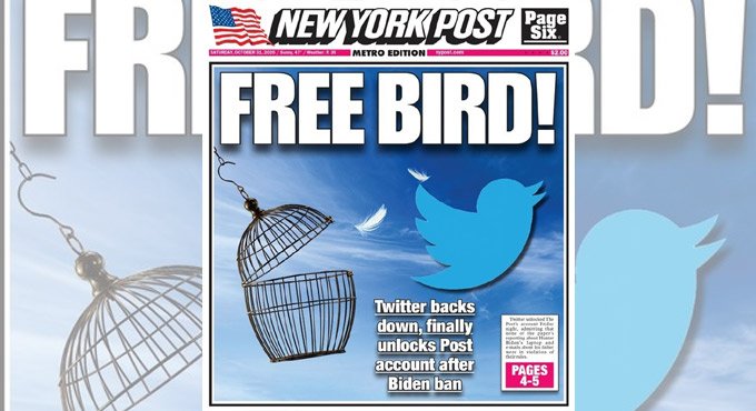 Twitter finally unlocks New York Post account