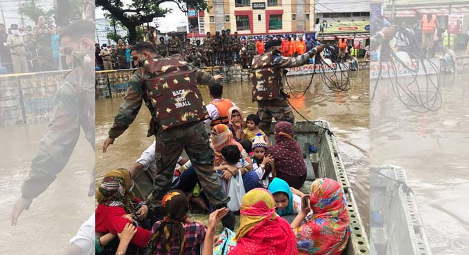 Indian Army joins relief operations in Hyderabad
