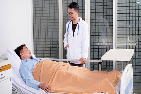 Disability due to delayed treatment of a brain stroke