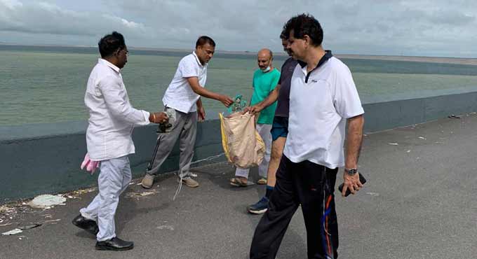 TSERC Chairman, AG clean up banks of Kondapochamma Sagar