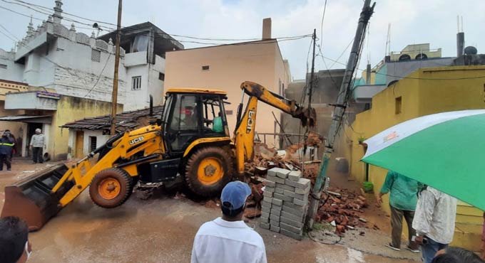 65 old, dilapidated structures razed in a week in Hyderabad
