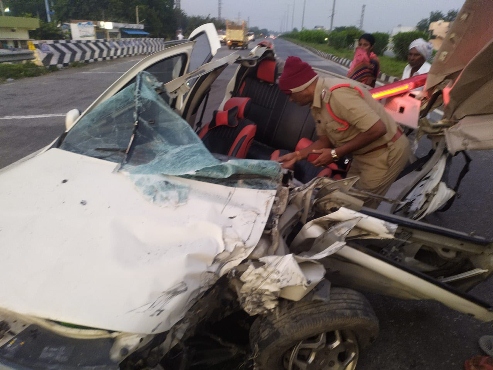 Nalgonda: One killed, three injured in road accident on NH 65
