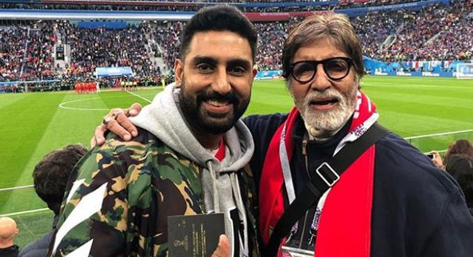 Amitabh shares priceless childhood picture of Abhishek in Instagram post