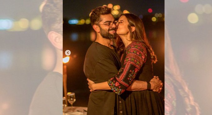 Anushka shares loved-up pictures from Virat’s birthday celebrations