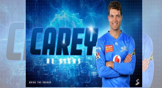 BBL: Alex Carey extends contract with Adelaide Strikers