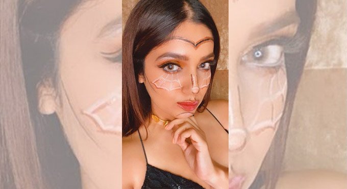 Bhumi Pednekar puts spooky makeup to celebrate Halloween