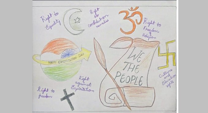 PMS Boduppal celebrates Constitution Day with a difference