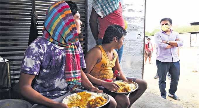 Covid or floods, TRS on the job