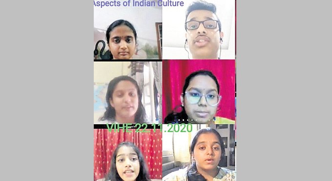 Students of DPS Nacharam discuss varied aspects of Indian culture