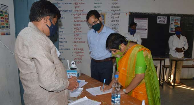 Dubbak by-election: CEO pats poll officials