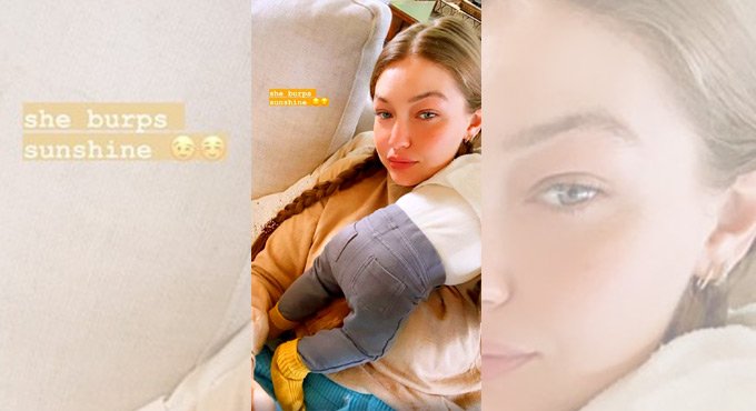 Gigi Hadid debuts adorable selfie with her newborn daughter