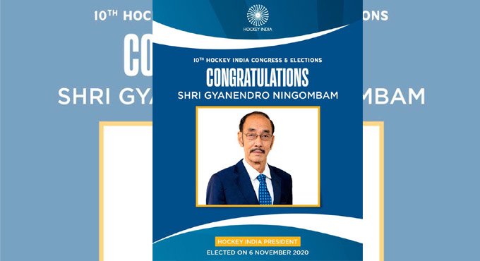 Gyanendro Ningombam elected unopposed as Hockey India President