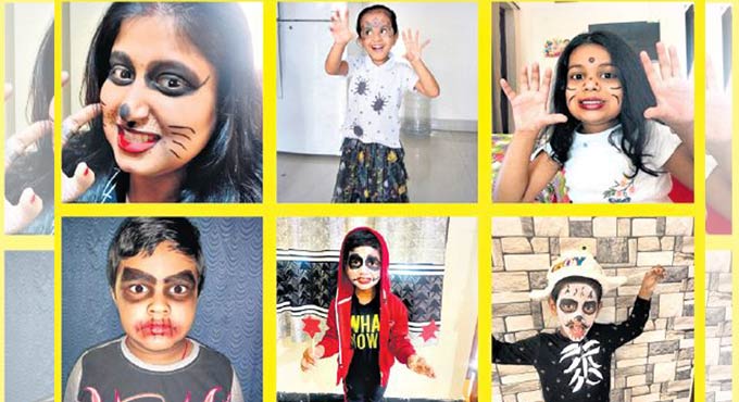 Freakish fun for Nadergul DPS kids at Halloween