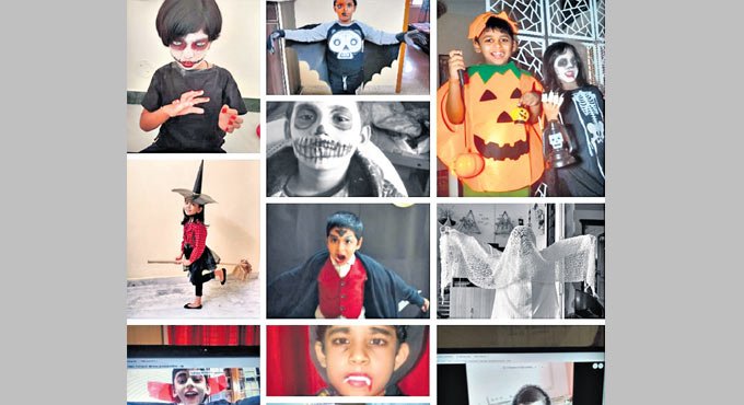DPS Mahendra Hills: Spooky show entertains kids at Halloween fete