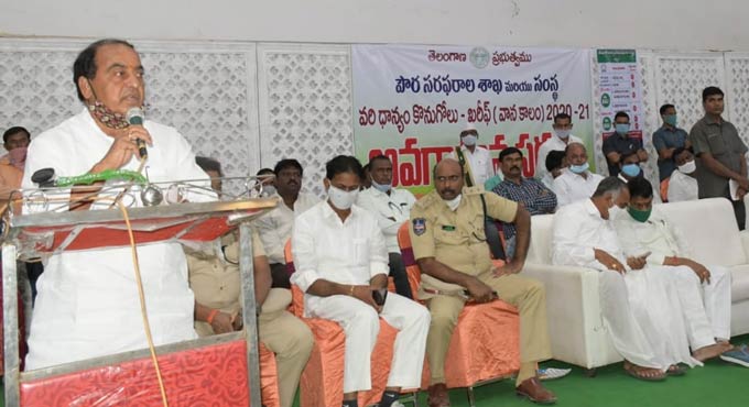 Follow quality norms while procuring paddy: Indrakaran to officials