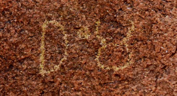 Brahmi inscription of Ashokan period found in Manjira Valley near Medak