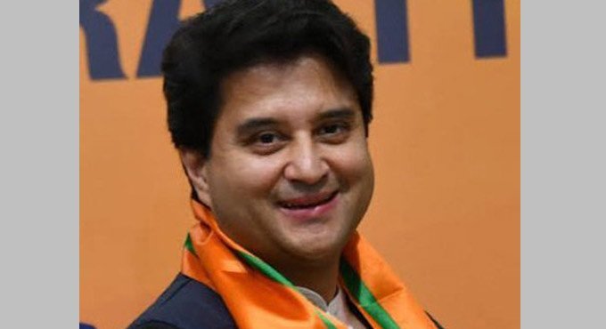 MP bypolls: Jyotiraditya Scindia mistakenly seeks votes for Congress