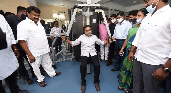 KTR inaugurates Sanath Nagar sports complex