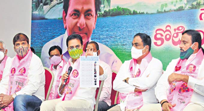 KTR assures aid for every flood-affected family