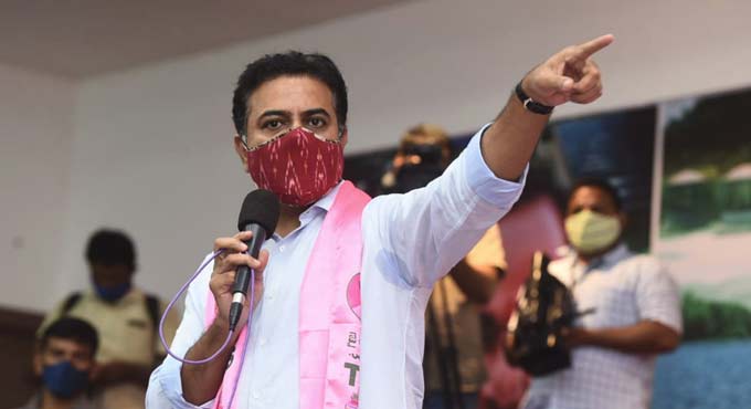 KTR dares BJP to get Rs 1 lakh cr development package for Hyderabad