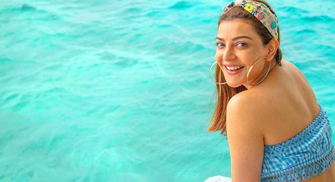 Kajal Aggarwal, hubby go deep sea diving on honeymoon in Maldives