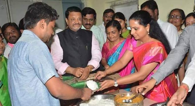 MLC K Kavitha’s “Free Meal Camps” at Nizamabad GGH clocks 3 years!