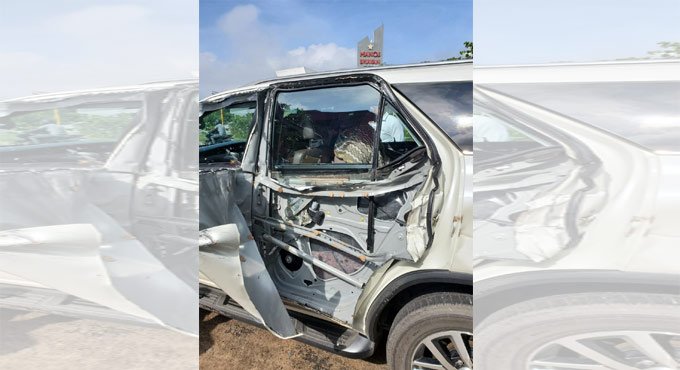 Tanker rams Khushbu Sundar’s car, no injuries reported