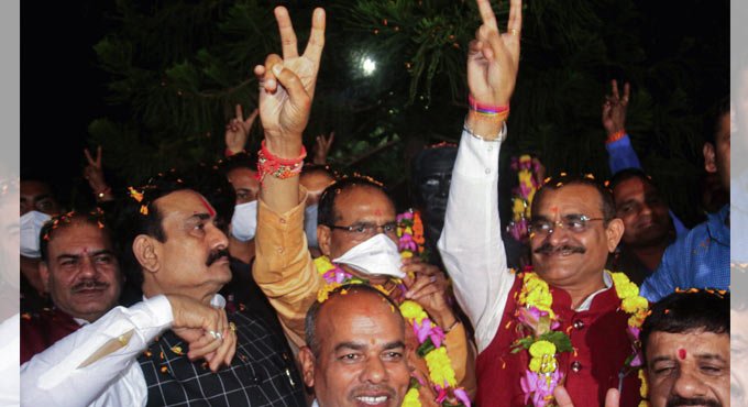 MP bypolls: BJP wins 19 out of 28 seats, Congress bags nine