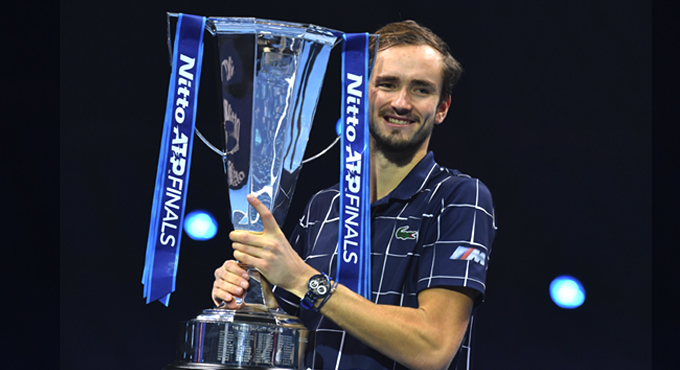 Medvedev battles past Thiem to win ATP Finals title