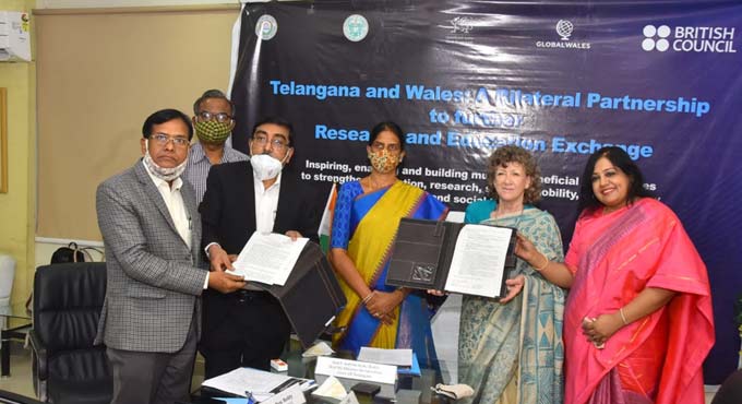 TS & Welsh govts sign MoU to strengthen research and education exchange