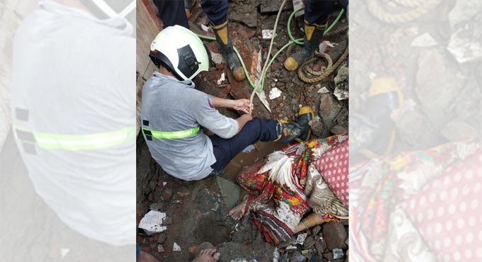 Woman dies after wall of public toilet collapses in Mumbai