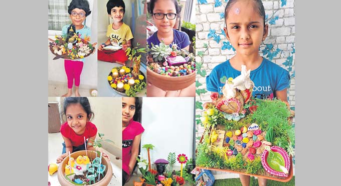 Gitanjali Vedika School: Outdoor classroom enhances learning