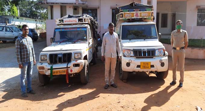 40 quintals of PDS rice seized in Bhupalpally district