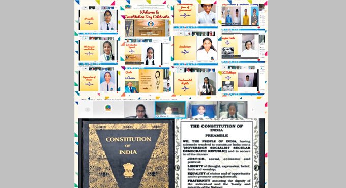 Students of Pallavi International pledge to uphold constitutional values