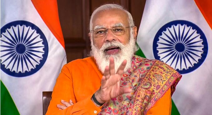 PM Modi inaugurates Ro-Pax ferry service in Gujarat