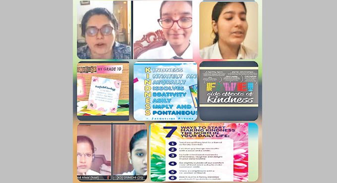 Being kind helps in spreading positivity