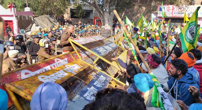 More Punjab farmers enter Haryana for `Delhi Chalo’ protest