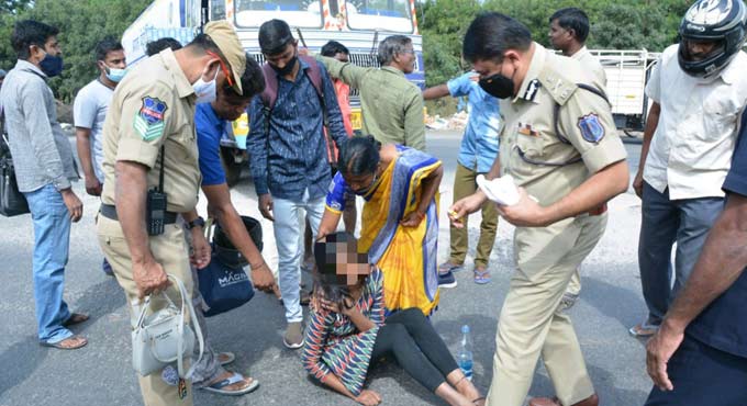 Rachakonda CP helps accident victim
