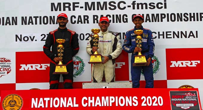 Arjun Balu wins ITC title in third attempt