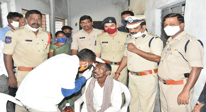 Police organise mega health camp in KB Asifabad