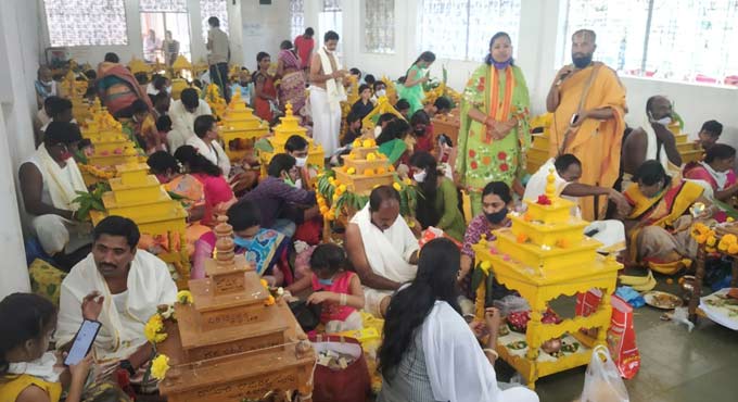 Temples in Adilabad decked up for ‘Karthika Pournami’