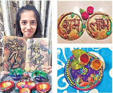 Adding colours to the festival of light