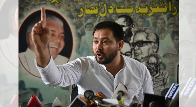 After Tejashwi Yadav’s barb against Nitish Kumar, JD-U calls him ‘Class 9 fail’