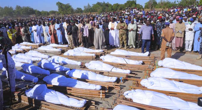 Death toll of farmers killed in NE Nigeria rises to 110