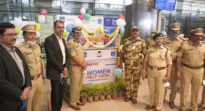 Helpdesk for women opened at Hyderabad airport