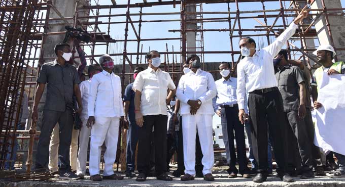 Vinod Kumar asks officials to speed up Kaloji Kalakshetram works
